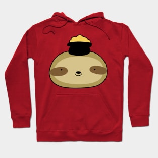 Pot of Gold Sloth Face Hoodie